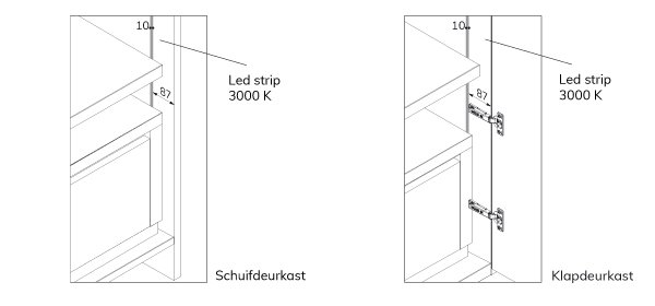 Verlichting onderdelen kasten interieur 02 S BedHabits